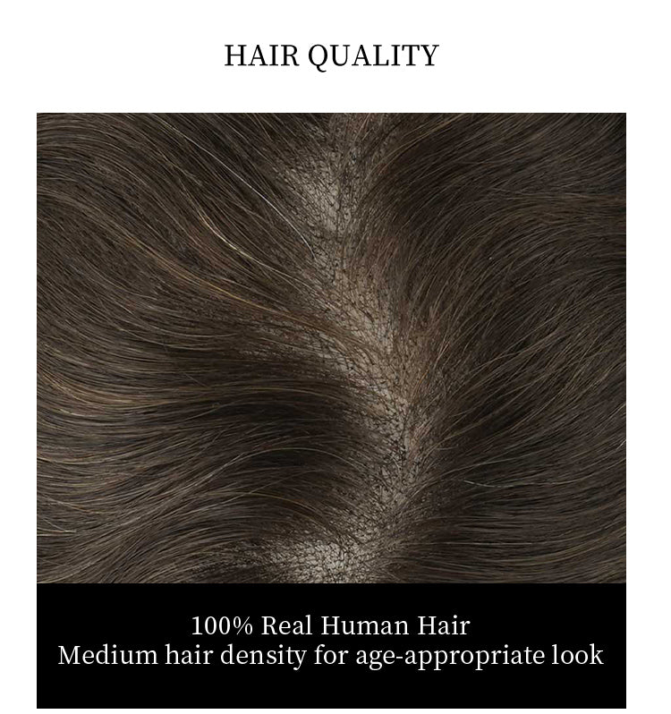 Lightweight Men’s Hair System – Super Fine Swiss Lace Toupee (90% Density)